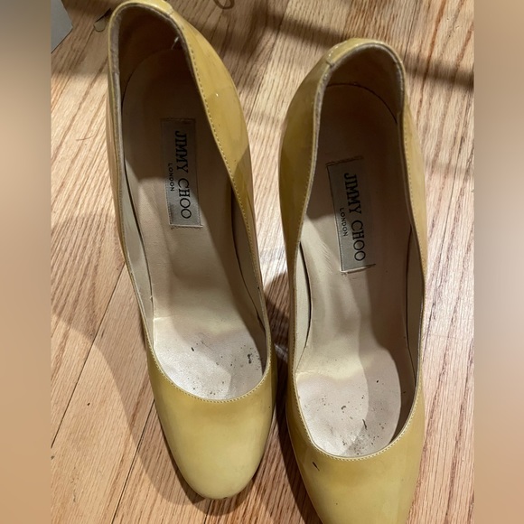 Jimmy Choo Mustard yellow heels as-is - Picture 10 of 15